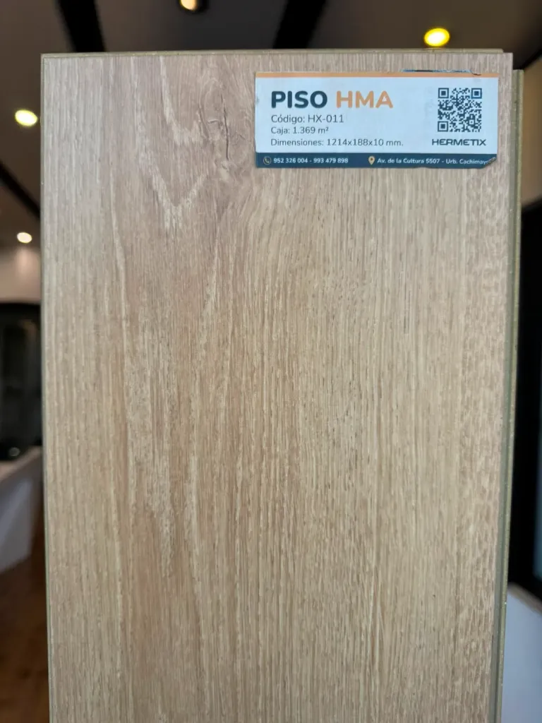 [HMA 11] Piso HMA - DIM. 1214*188*8MM +2MM IXPE - Con Mamto IXPE (HMA-0011)