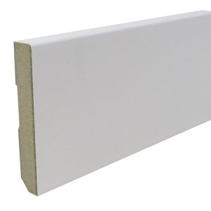 Zócalo MDF hidrófugo lacado blanco
